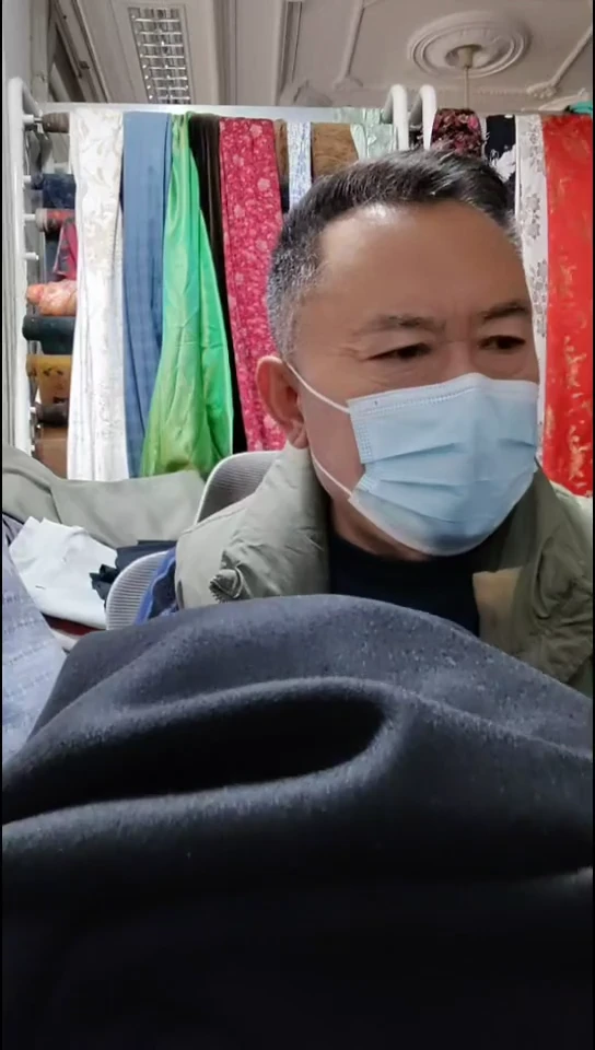 黑色纯色双面布料