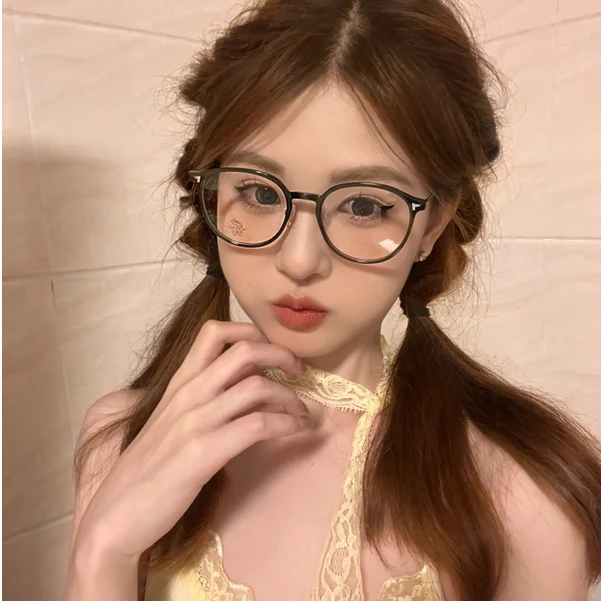 CDLM陈大刘芒素颜基础框！不挑脸型冷茶色可配度数眼镜框防蓝光