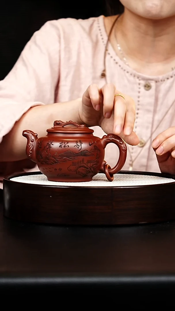 茶壶紫砂紫砂壶 九州如意鼎