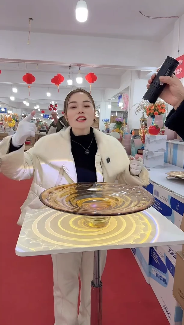 【闪购商品】琉璃迪喜花器-v-早8