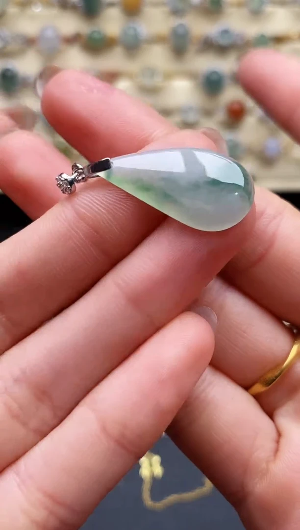 翡翠戒指银S925镶嵌44444444+10