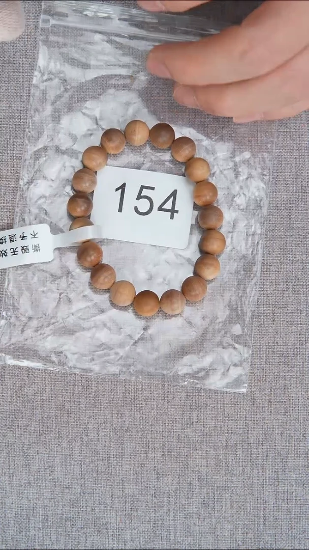 檀香木手串/手链拆房料第三批黑横乱纹1.0单圈福利随机发154