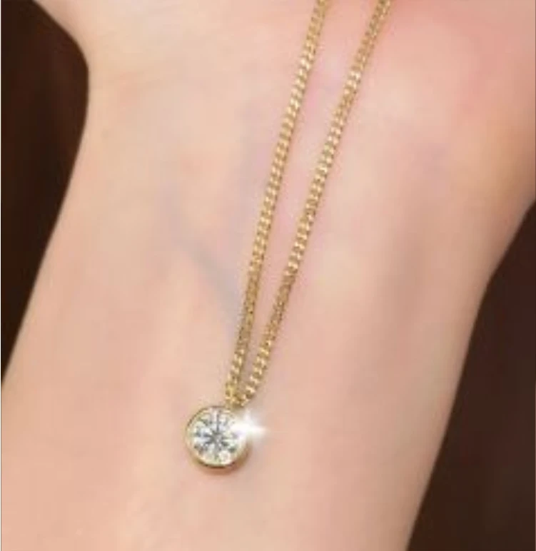 【千盟珠宝】18k  ZSXL0598  古巴泡泡四项链