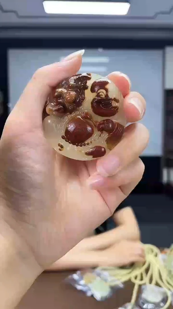 透闪石质玉未镶嵌挂件多样性发货任意一件