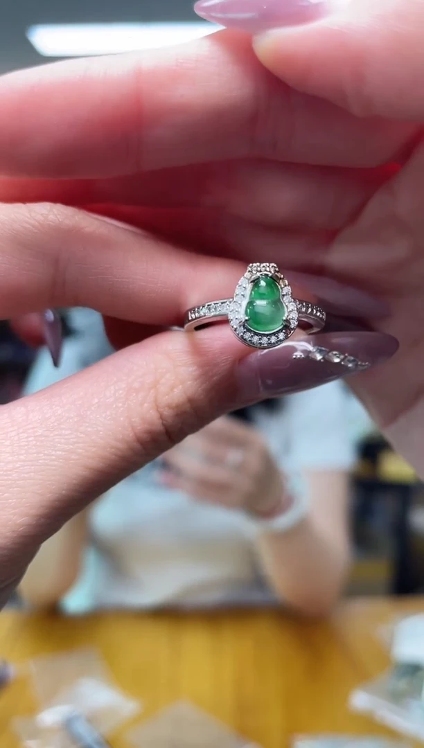 翡翠戒指未镶嵌（多样性单个发货）