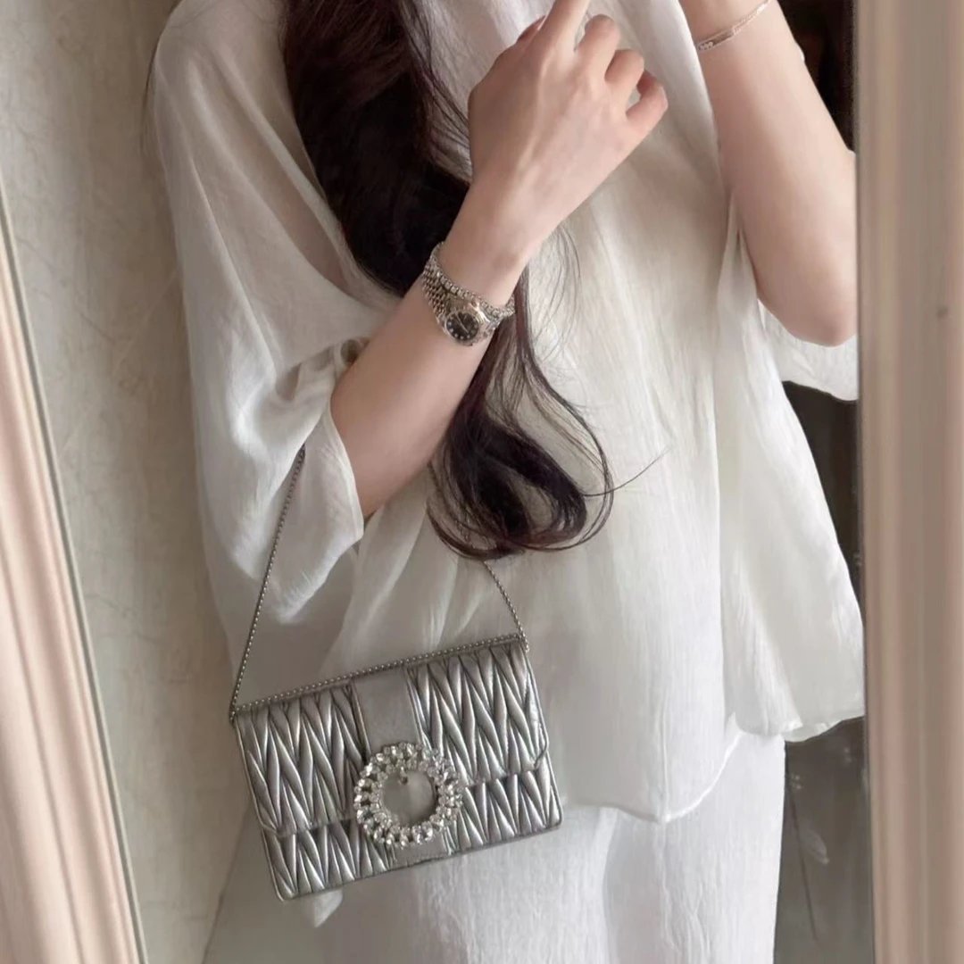 95新 MIU MIU/缪缪  安洁利严选链条包/zh0924242