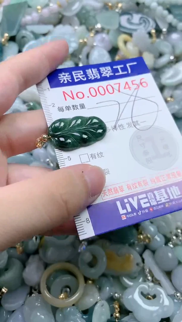 翡翠未镶嵌吊坠(不含链)7456