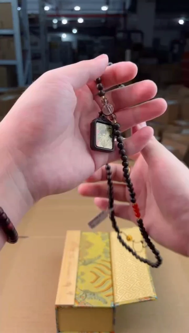 禧一文玩木作类材质手串无礼盒