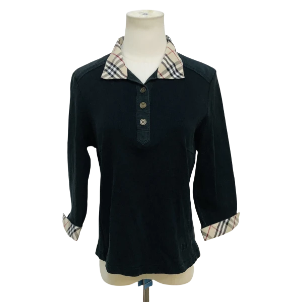 妃鱼/博柏利/棉/上衣/95新/格零一一九