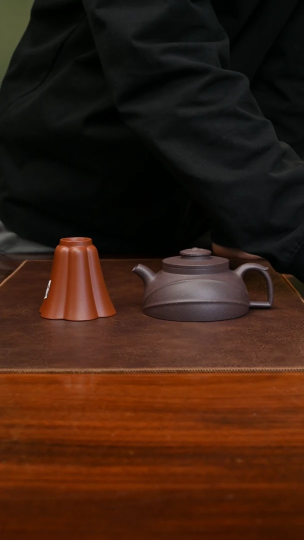 【闪购商品】紫砂茶壶佳意天青泥150cc