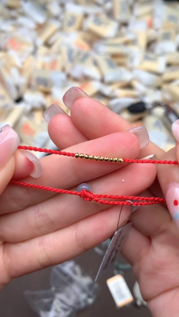 【闪购商品】翡翠手绳18K金镶嵌—