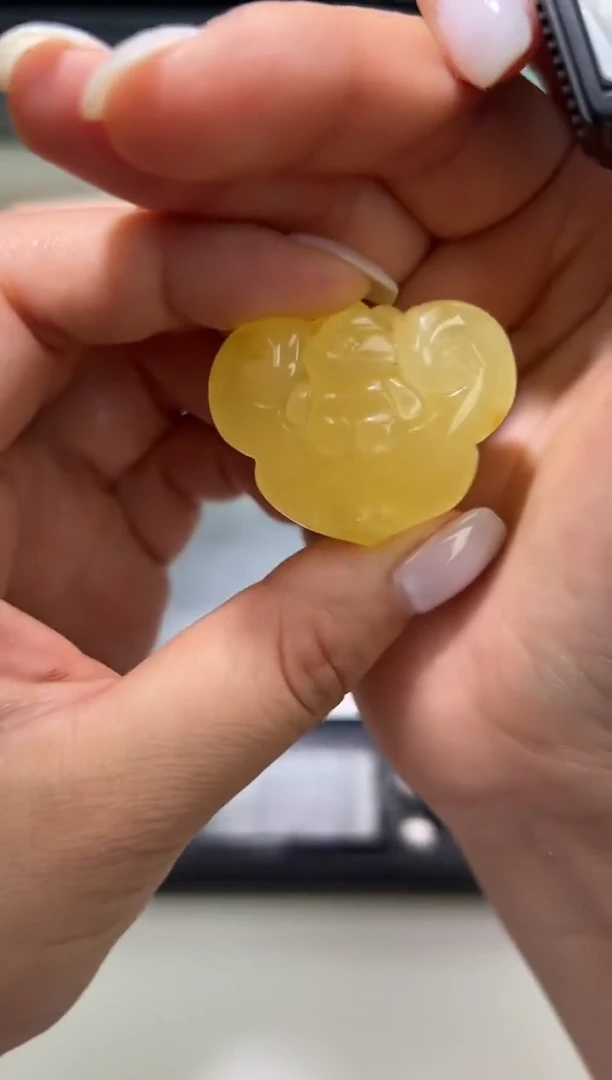 裸石琥珀未镶嵌琥珀蜜蜡吊坠