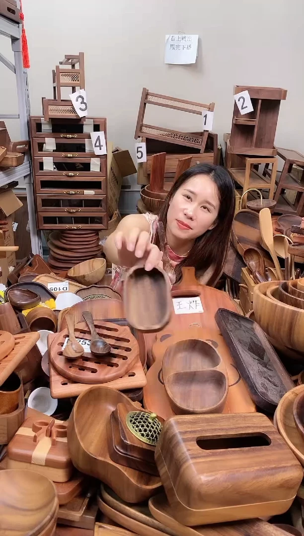 南美胡桃木无盖牙线盒