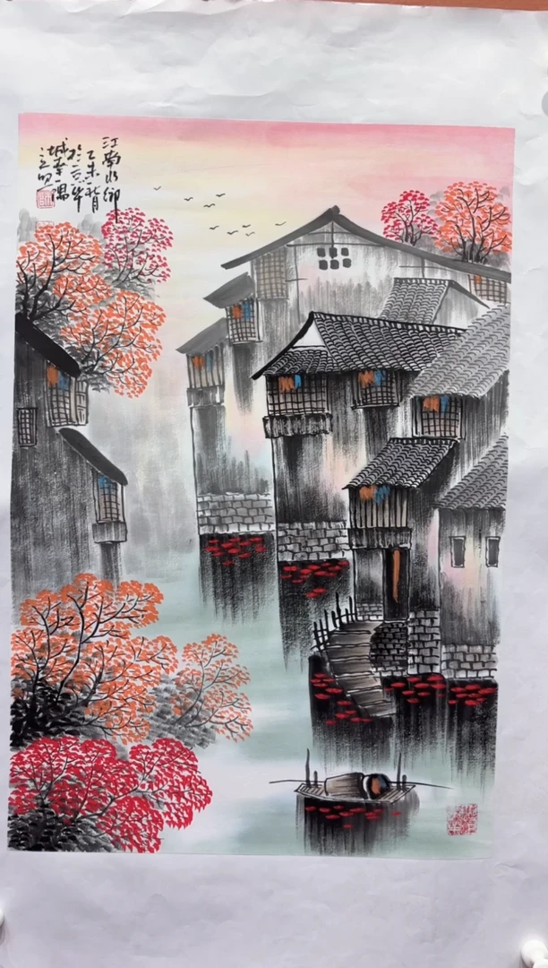 国画师立照老师国画作品