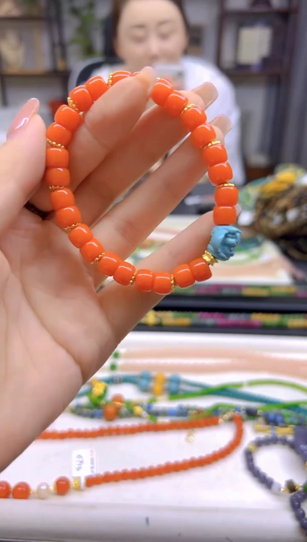 玛瑙/玉髓手链未镶嵌DIY款S783