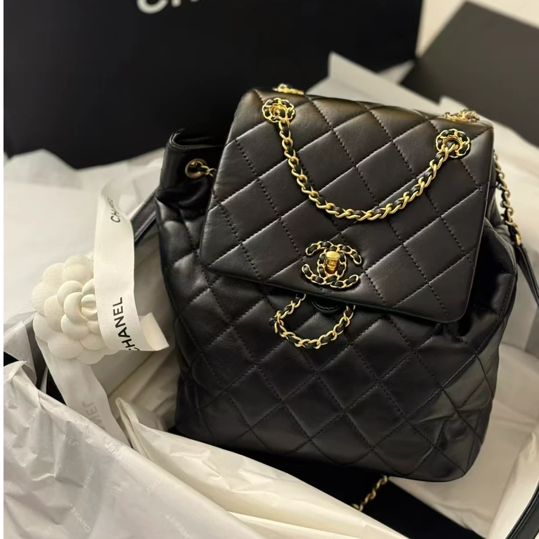 95新 Chanel/香奈儿 安洁利严选双肩背包/BK0161653 双肩包