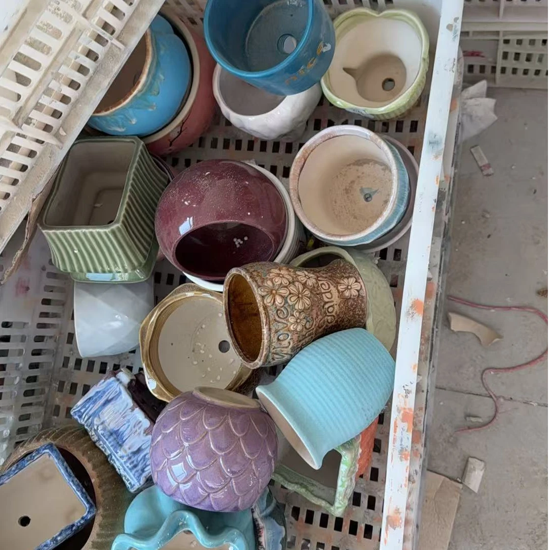 随机一个花盆肉肉植物花盆小清新陶瓷花盆客厅阳台简约随机一个