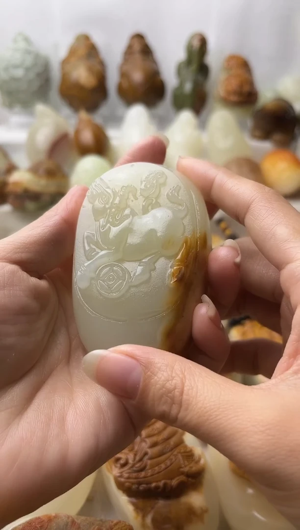石材方解石棉纹正常不退换牛