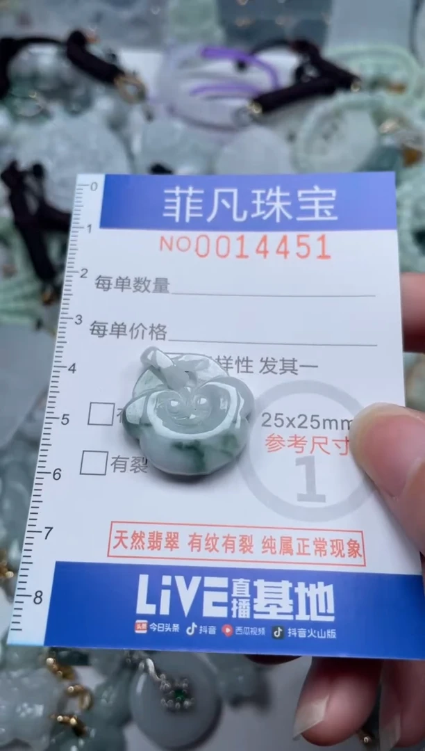 颈饰未镶嵌翡翠14451