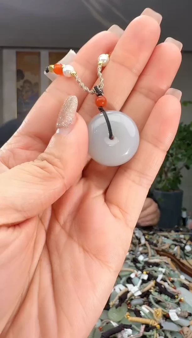 颈饰未镶嵌和田玉拍一发一多样性发货