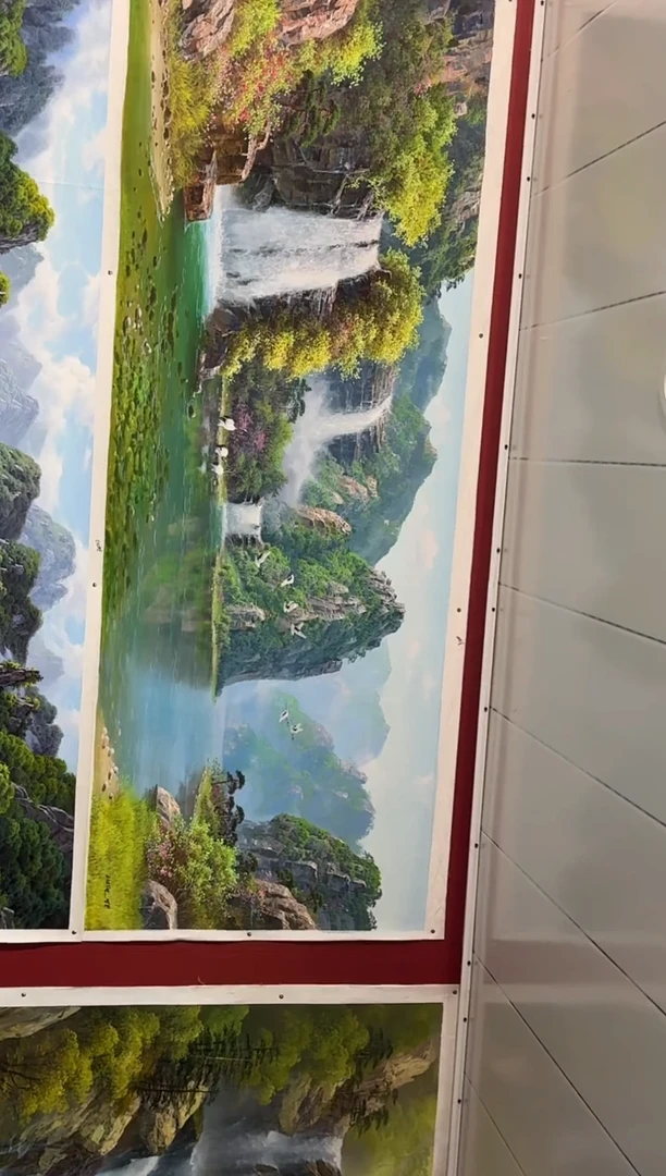 油画【93号】约2.2米丨朝鲜原创纯手绘孤品油画丨顺丰包邮