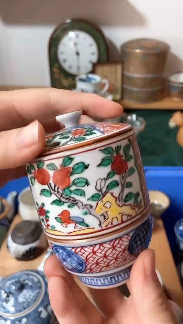 瓷片猫*姐2只瓷器中古商品谨慎参拍