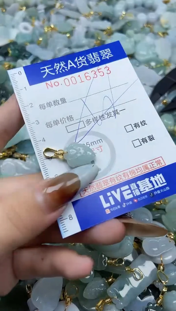 【闪购商品】翡翠颈饰未镶嵌天然A货翡翠