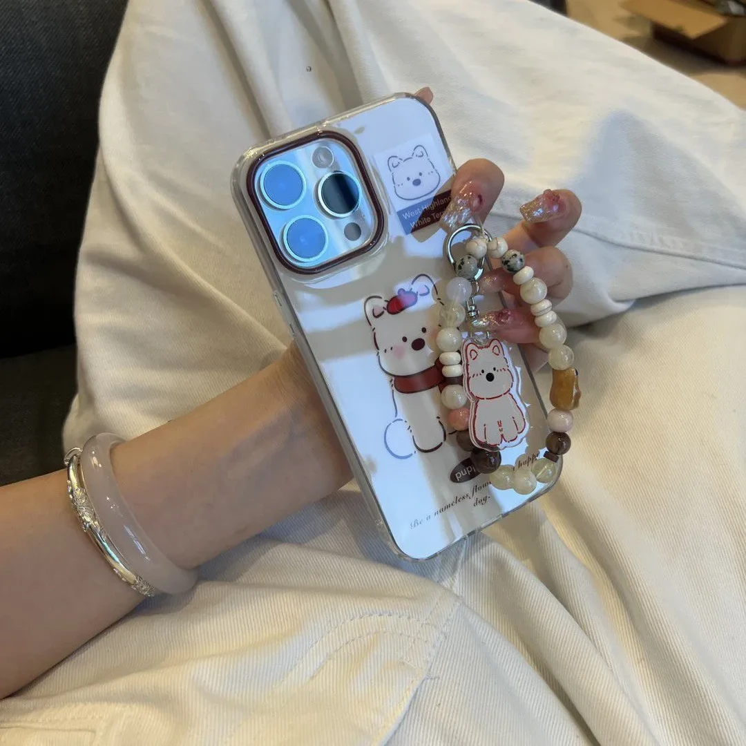 IMD西高地适用苹果华为vivo小米oppo女款iphone15/16/14荣耀壳