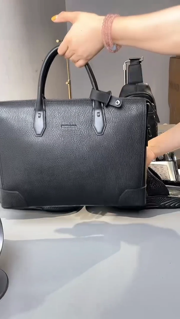 牛皮（革）韩爵绅士包包皮具033