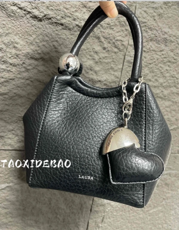TAOXIDEBAO_ 5362 黑色 小众定制单肩斜跨包
