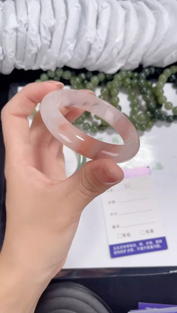未镶嵌金丝玉石英质玉030 桃花酿 51-52