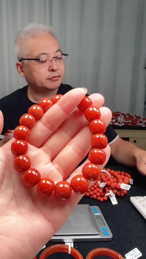 未镶嵌多样性发一件南红玛瑙【毕业级】12mm瓦西老型单圈