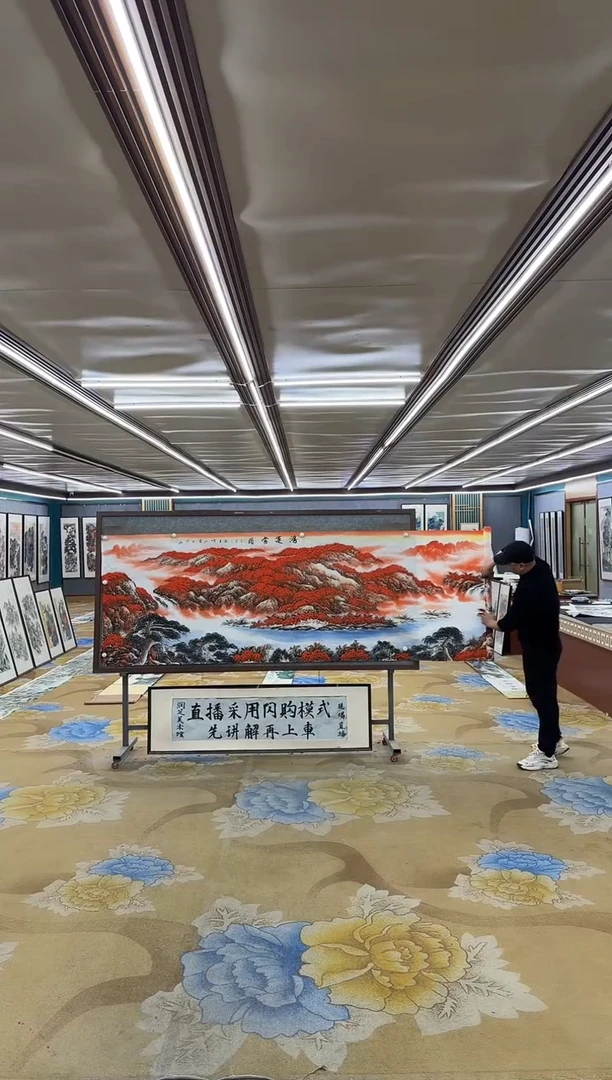 绘画M刘雪红-小丈二-山水国画