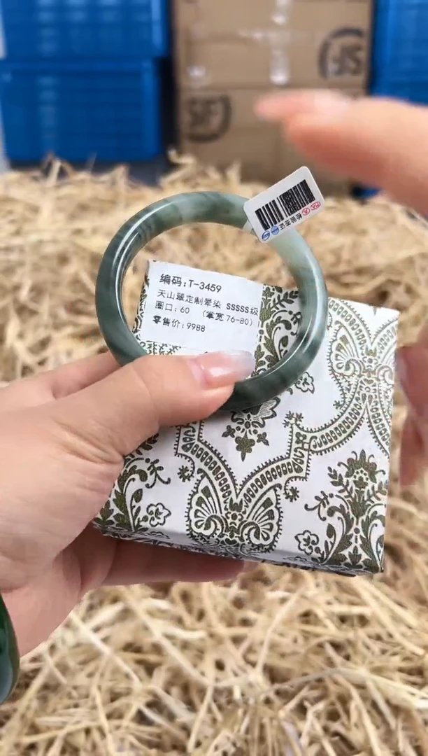 未镶嵌手镯石英质玉T-3459