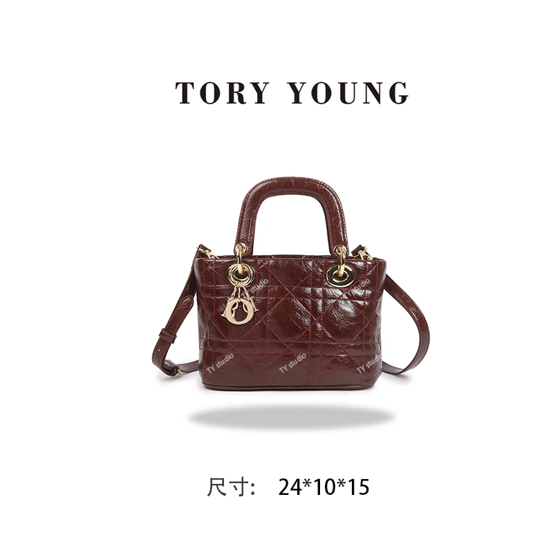 【TY】BF-66056-酒红色  轻奢高级韩版单肩潮流时尚简约女包