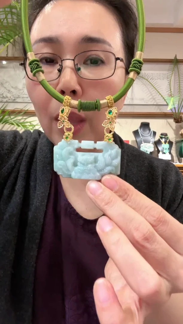 【闪购商品】翡翠颈饰未镶嵌国风