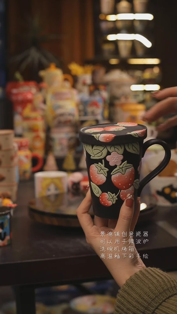 景德镇釉下彩绘设计师款式陶瓷