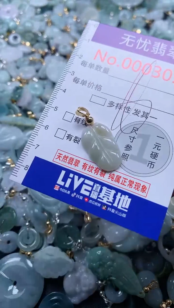 翡翠未镶嵌吊坠(不含链)3052