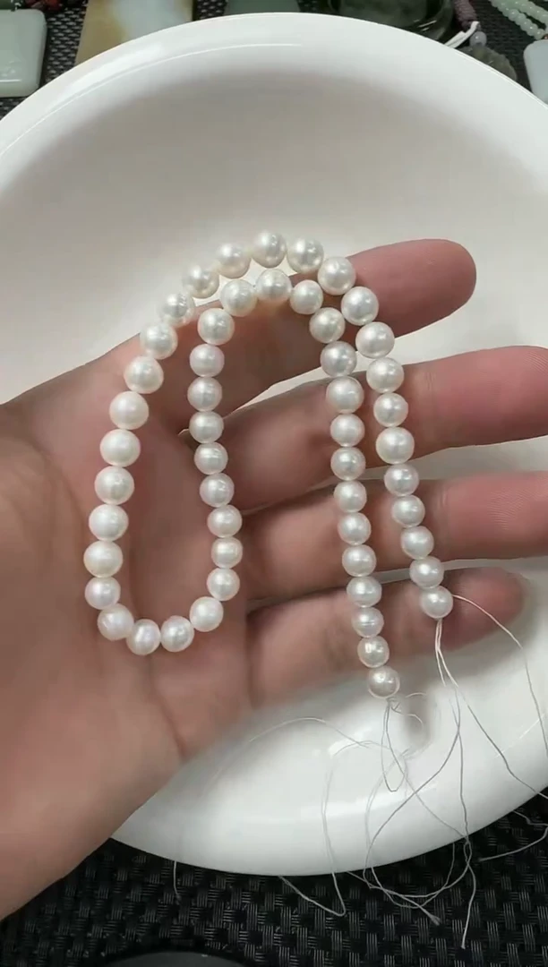 未镶嵌手串淡水珍珠半成品珍珠手链