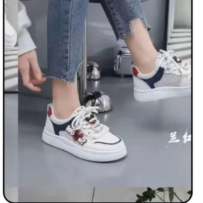 （柚子同款）夏款卡通字母休闲板鞋N01