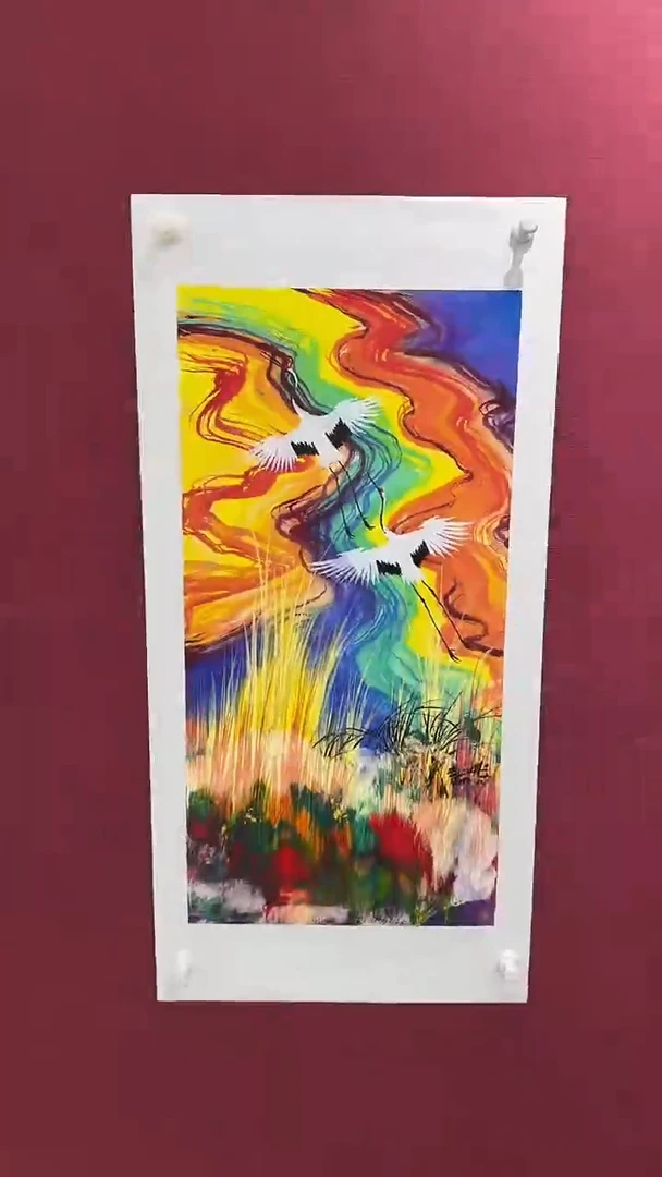 国画赵燮绘画2pc仙鹤