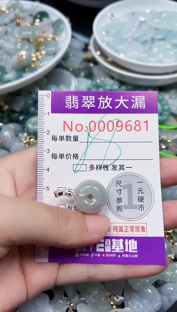 颈饰未镶嵌翡翠9681