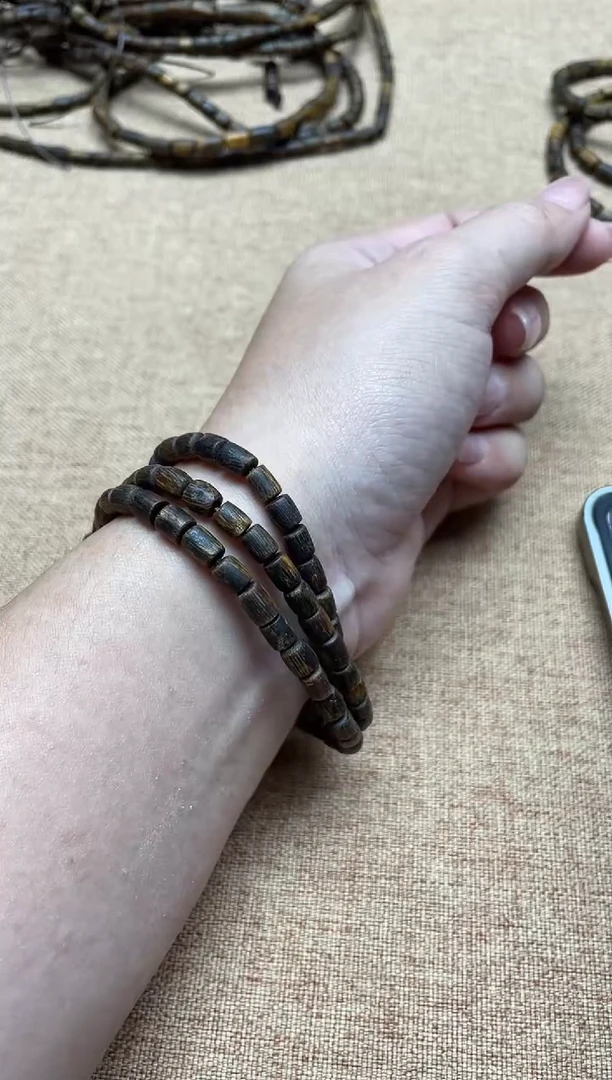 沉香手串红金猊沉水随型多圈多样性发其一11