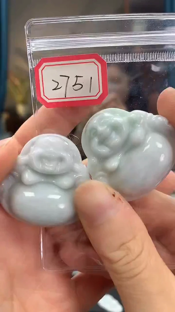 颈饰未镶嵌翡翠佛公 2751多样性发一件