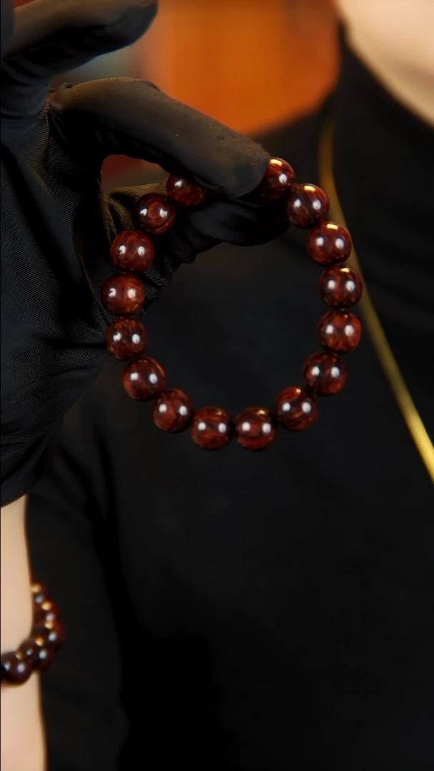 降真香手串/手链用****3 海南红降土埋玉化料1.2手串