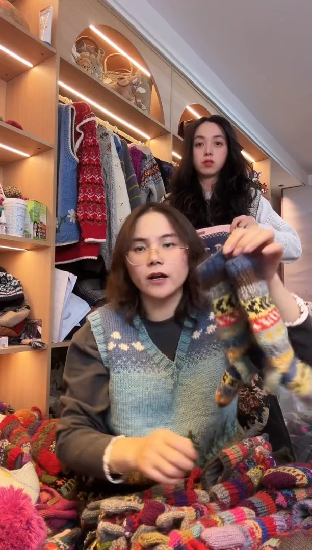 纯棉望*…五指手套A729