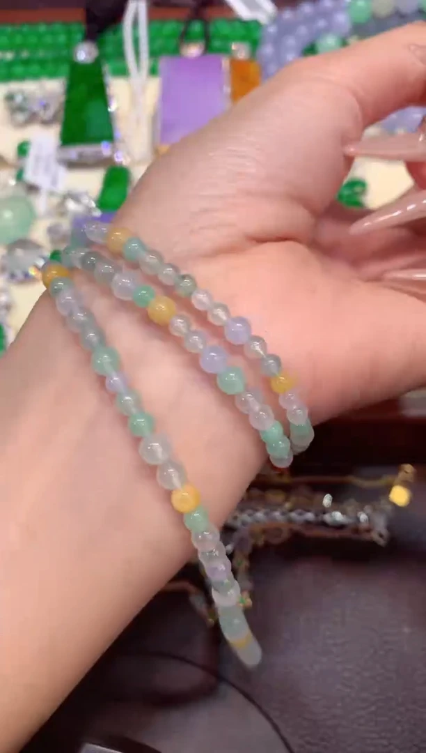 未镶嵌手串翡翠手串