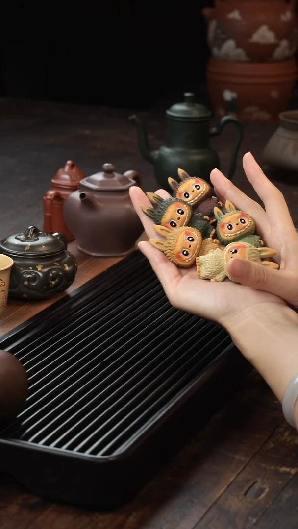 茶壶紫砂5个拉布布