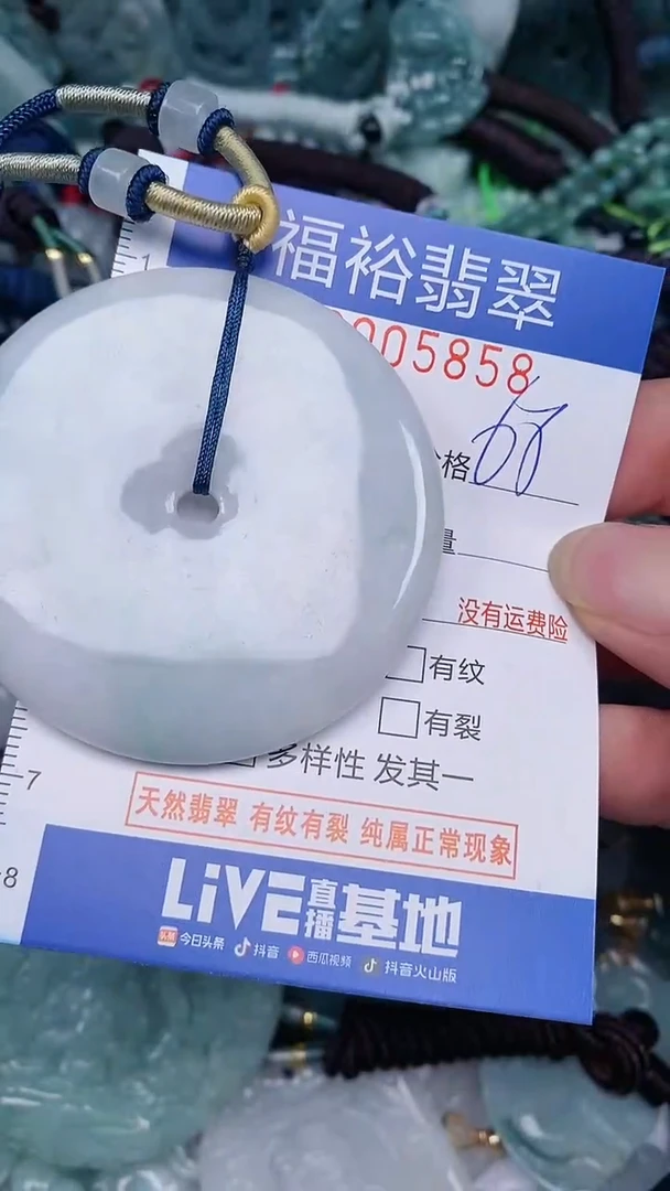 翡翠未镶嵌颈饰...0005858