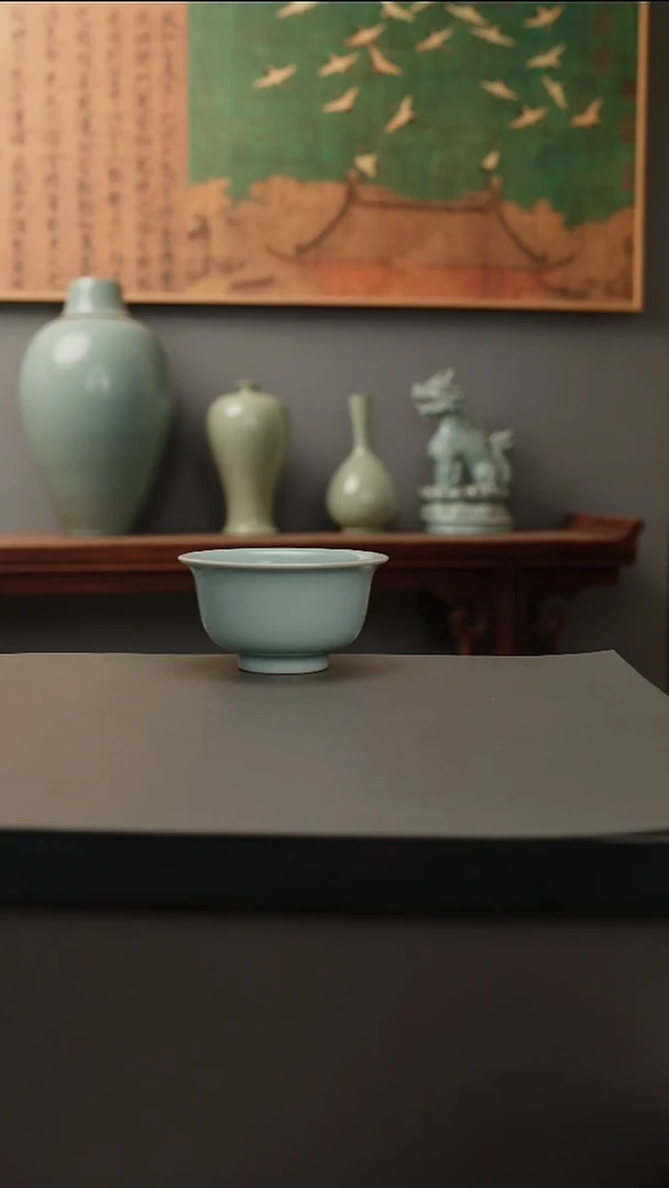 杯仿古釉原矿   压手杯